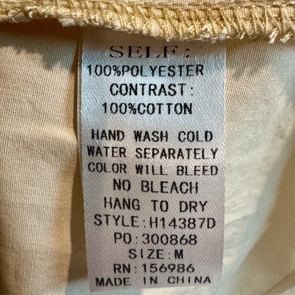 Idem Ditto Womens Mixed Media Sweatshirt Mini Dress Tan Cream Size M NEW - Picture 5 of 6